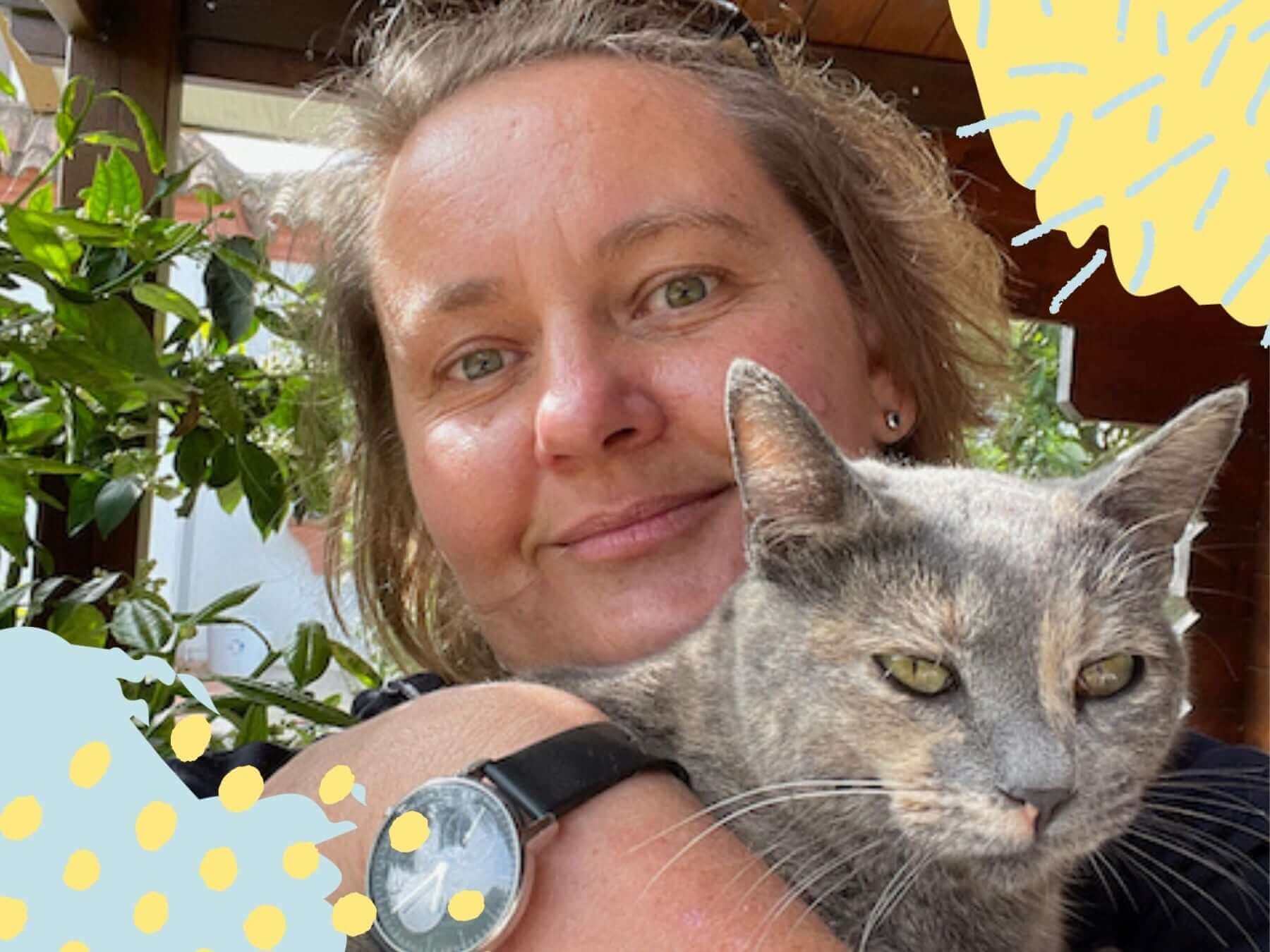 Claudia, eine Tierschützerin im Portrait