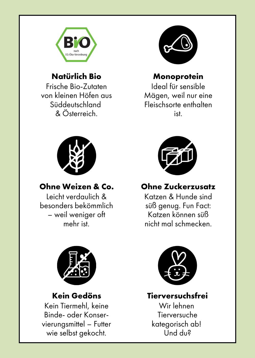 Das Bio Nassfutter für Hunde von STRAYZ ist Monoprotein, hat einen hohen Fleischanteil. Das Hundefutter ist frei von Getreide und Zucker. Zudem sind keine Bindemittel enthalten. STRAYZ verzichtet auf Tierversuche.