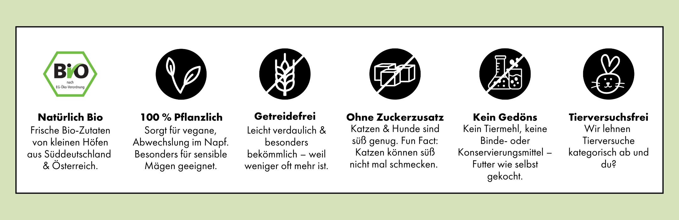 Das Bio Nassfutter für Hunde von STRAYZ gibt es auch als veganes Hundefutter. Das Hundefutter ist frei von Getreide und Zucker. Zudem sind keine Bindemittel enthalten. STRAYZ verzichtet auf Tierversuche.