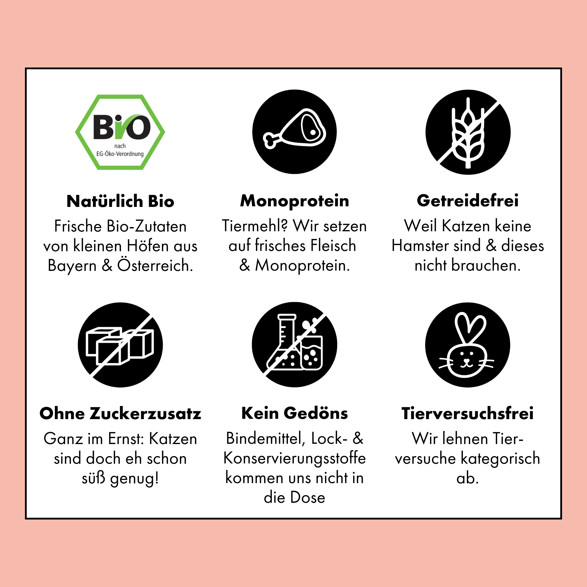 Bio Katzenfutter in Soße ohne Bindemittel von STRAYZ. Hoher Fleischanteil und frei von Getreide und Zucker.