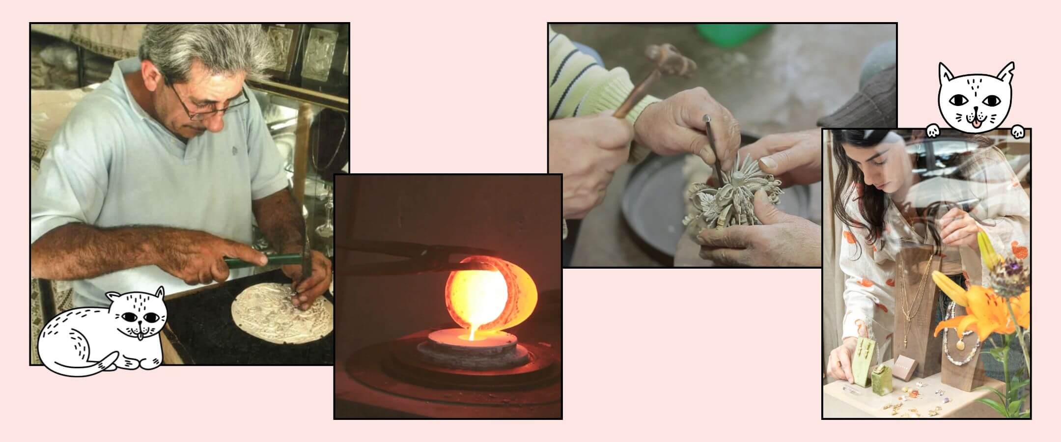 STRAYZ Kooperation mit Sister - Katzenkette Herstellung