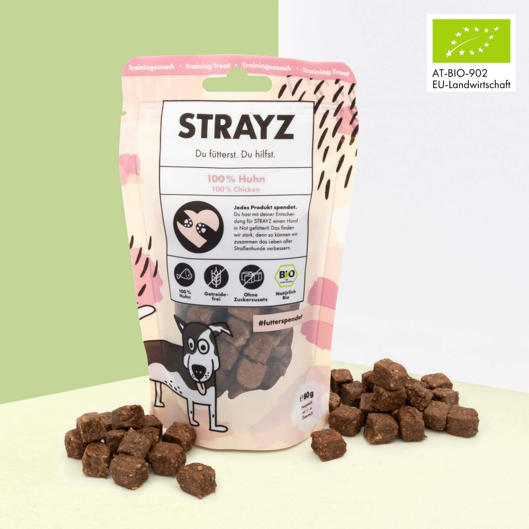 hundeleckerli-huhn-bio-strayz-80g