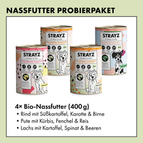 Nassfutter Probierpaket - 4x400g