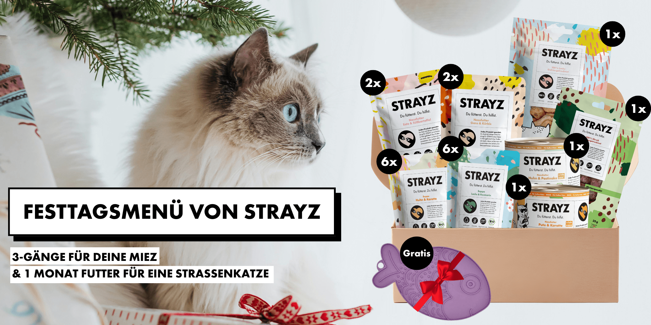 Weihnachtsgeschenk für Katzen