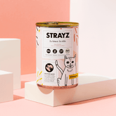 STRAYZ Bio Katzenfutter Nassfutter 400g Dose Ente & Süßkartoffel