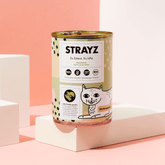 STRAYZ Bio Katzenfutter Nassfutter 400g Dose Huhn & Zucchini
