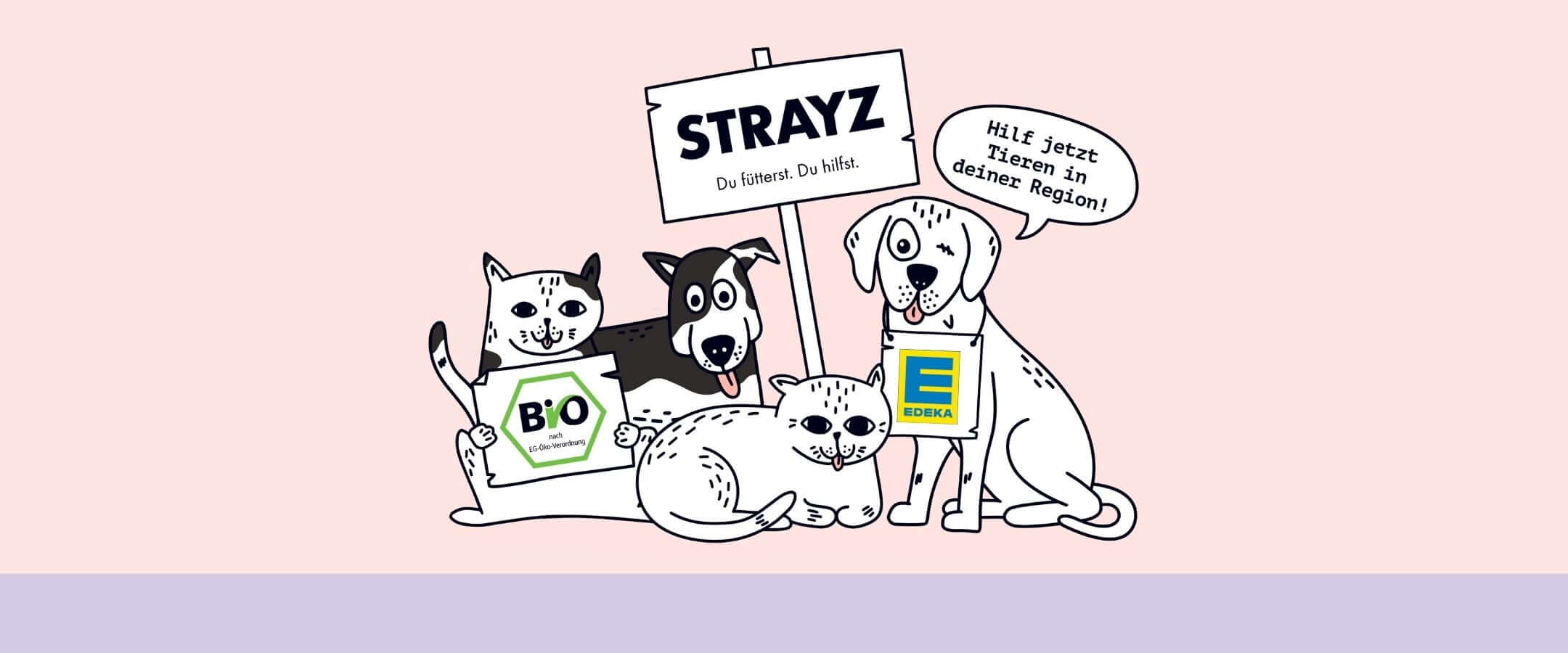 STRAYZ gibt es jetzt bei ausgewählten EDEKA Filialen in Nordbayern, Thüringen und Sachsen